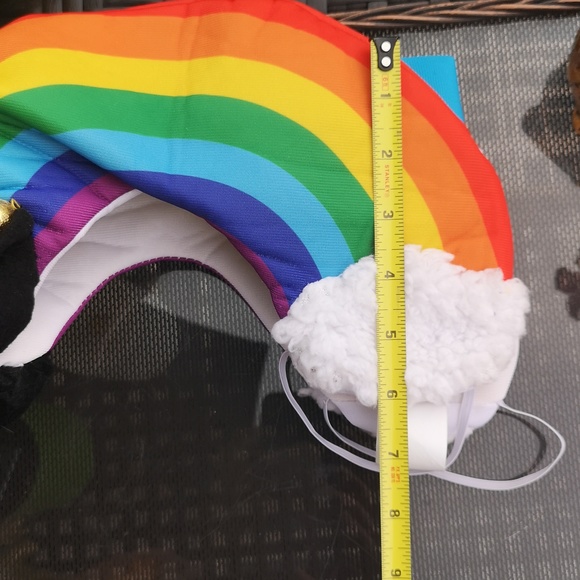 Halloween Small Dog Costume Leprechaun Riding A Rainbow π FUN See Measurements - Picture 13 of 15